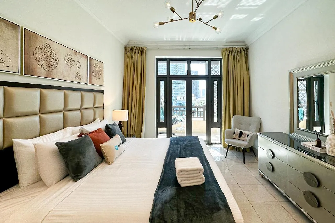 Higuests - Glamorous Apt With Partial Views Of Burj Khalifa Dubaj Apartament